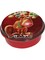 Assorted Circle Christmas Cookie Snowman Santa Claus Reindeer Tree Bowl and Lid